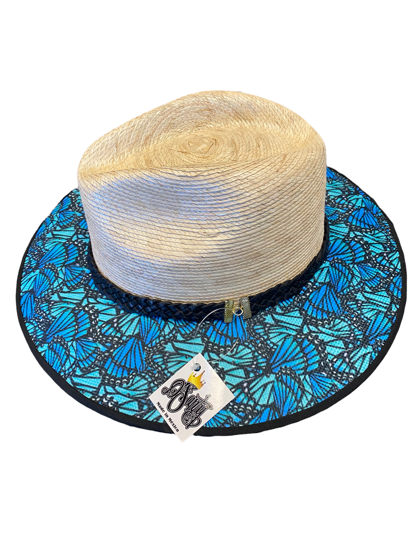 Sombrero Mariposas Azul